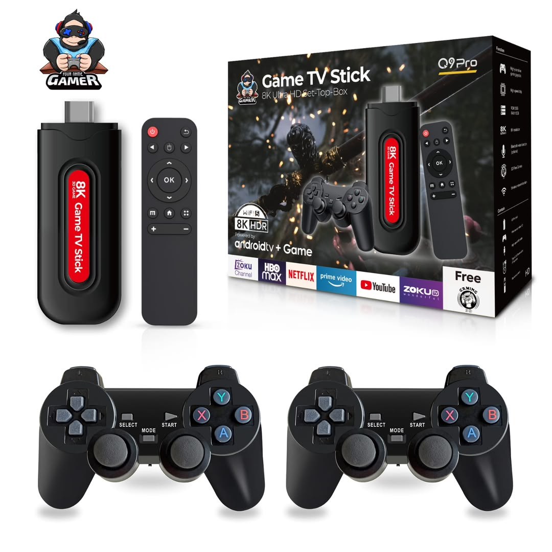 جهاز Game TV Stick Q9 Pro 8K