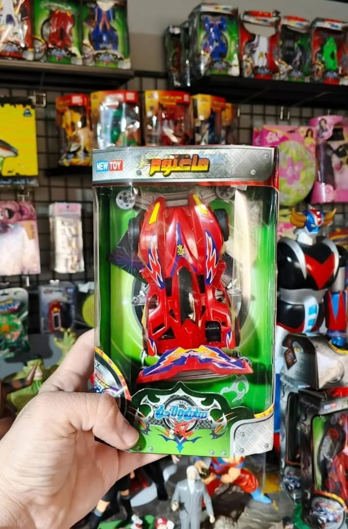 سيارة سباق كهربائية حمراء New Toy - لهب