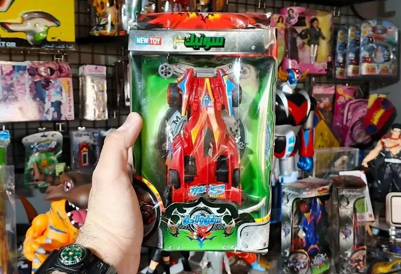 سيارة سباق كهربائية حمراء New Toy - Super Speed